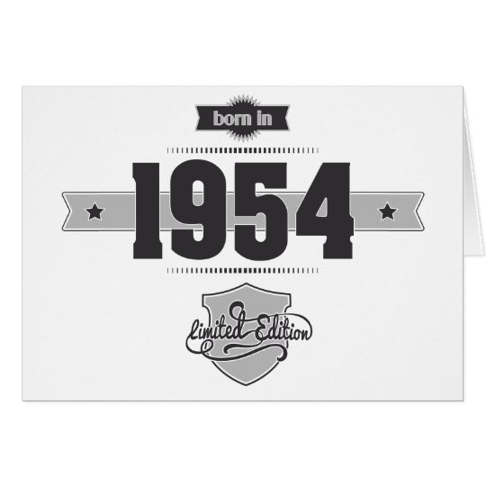 Tarjeta Llevado en 1954 (Dark&Lightgrey)