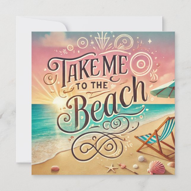 Tarjeta Llévame a la playa - Sunset Bliss (Anverso)