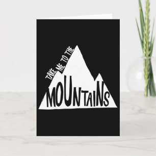 Tarjeta Llévame a las Montañas Camping Escalada Esquí A