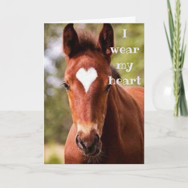 TARJETA LLEVANDO MI "AMOR" PARA QUE "TODOS" LO VEAN (Anverso)