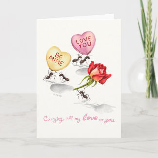 Tarjeta Llevando todo mi amor a ti