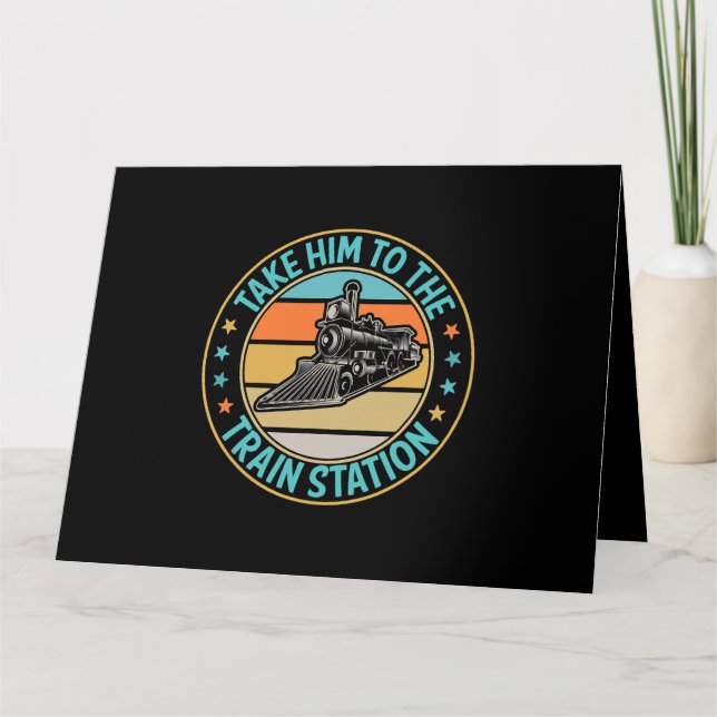 Tarjeta Llévenlo A La Estación De Tren 3 (Anverso)