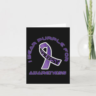 Tarjeta Llevo Morado Por Conciencia De Epilepsia Noviembre