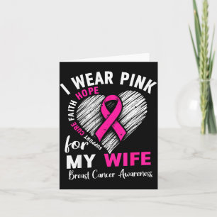 Tarjeta Llevo Nk Para Mi Esposa Conciencia Del Cáncer De M