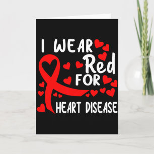 Tarjeta Llevo Rojo Para la Cinta de Concientización sobre 