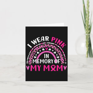 Tarjeta Llevo Rosa En Memoria De Mi Mamá Conciencia Del Cá