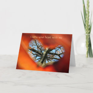 Tarjeta llevo tu corazón conmigo