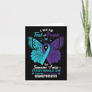 Tarjeta Llevo Un Mental De Concienciación Sobre Suicidio V