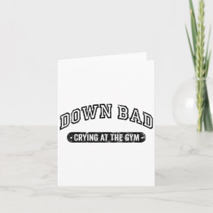 Tarjeta Llorando Mal En El Gimnasio Divertido Entrenamient