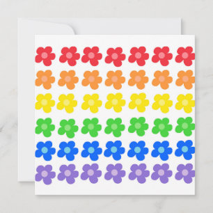 Tarjeta Lluvia arcoiris LGBT Orgullo gay Libertad e Iguald