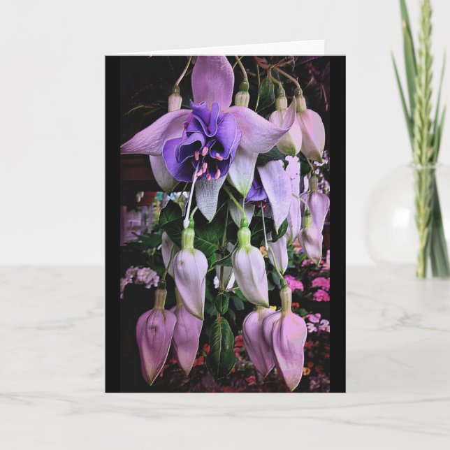 Tarjeta Lluvia púrpura (Anverso)