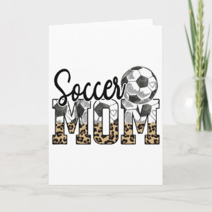 Tarjeta Lo esencial para mamá futbolera Día de la Madre en