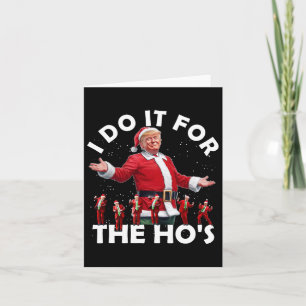 Tarjeta Lo hago por el divertido estilo de baile de Santa