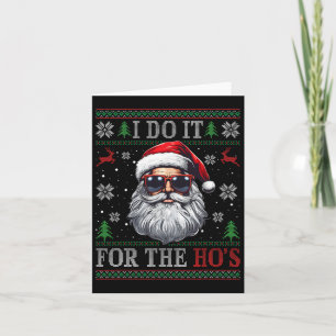 Tarjeta Lo Hago Por El Duro Dulce De Hos Santa Claus