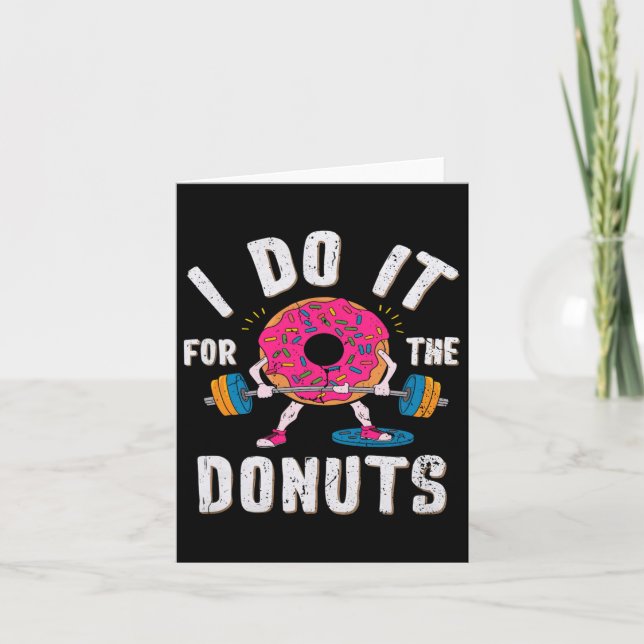 Tarjeta Lo Hago Por El Trabajo De Donuts (Anverso)