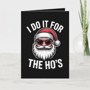 Tarjeta Lo Hago Por Los Hos Divertidos Navidades Santa Vin
