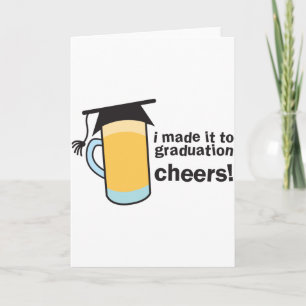 Tarjeta ¡Lo hice a las ALEGRÍAS de la graduación!