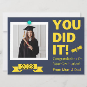 Tarjeta ¡Lo Lograste! Graduación, Graduado
