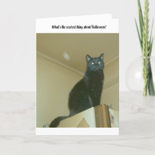 Tarjeta Lo más peligroso de Halloween