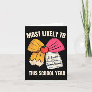 Tarjeta Lo Más Probable De Este Año Escolar Es Que Se Lour