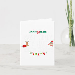 Tarjeta Lo Más Probable Es Odiar A Esta Familia De Navidad