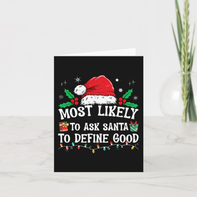 Tarjeta Lo Más Probable Es Pedirle A Santa Sede Que Defina (Anverso)