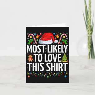 Tarjeta Lo Más Probable Es Que Amen Esta Graciosa Navidad