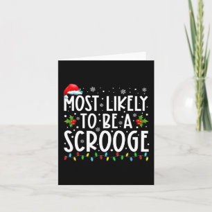 Tarjeta Lo Más Probable Es Que Sea Una Familia Divertida D