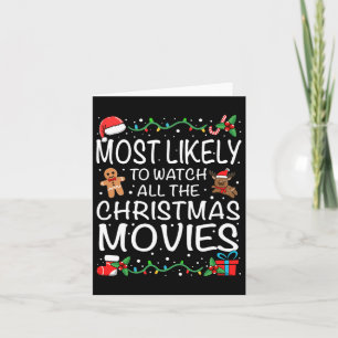 Tarjeta Lo Más Probable Es Ver A Los Navidades Películas F