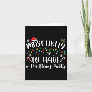 Tarjeta Lo Más Probable Para Los Navidades Es Que Tengan U