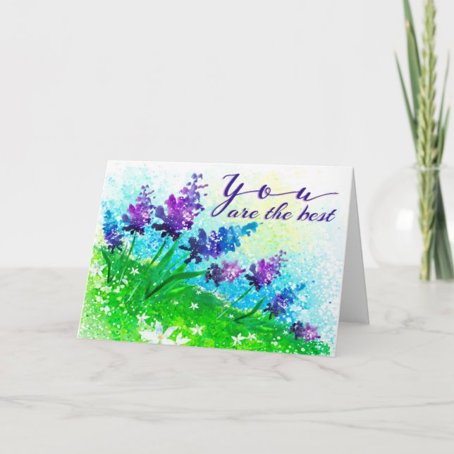 Tarjeta Lo mejor (Anverso)