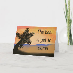 Tarjeta Lo mejor es aún la carta de presupuesto de la play