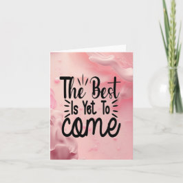 Tarjeta Lo mejor está por venir