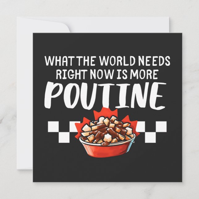 Tarjeta Lo Que El Mundo Necesita En Este Momento Es Más Po (Anverso)