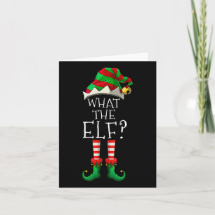 Tarjeta Lo que la familia de Navidades Elf se divierte con