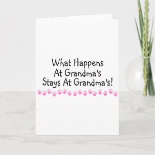 Tarjeta Lo Que Pasa En Abuelitas Se Queda En Abuelas