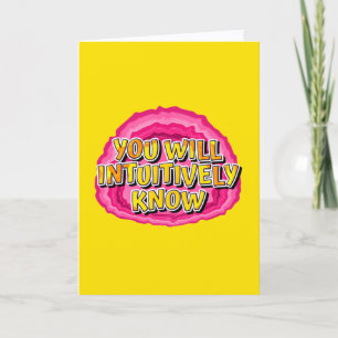 Tarjeta Lo sabrá intuitivamente   Una plegaria de recupera