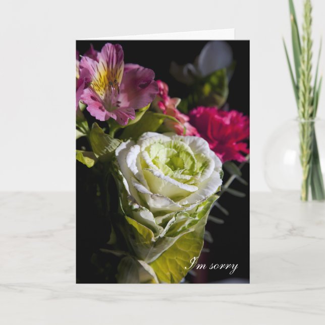 Tarjeta Lo siento (Anverso)