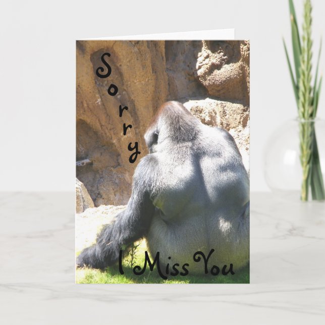 Tarjeta Lo siento. (Anverso)