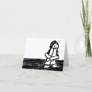 Tarjeta lo siento (chico de esquina)