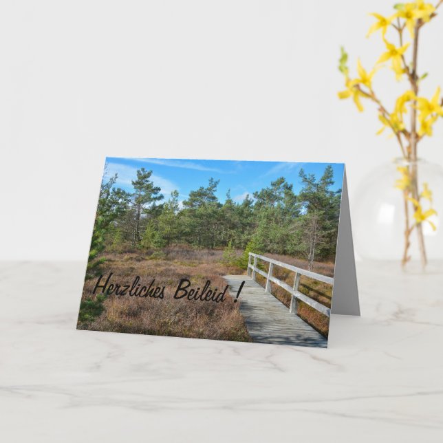 Tarjeta Lo siento mucho (flor amarilla)