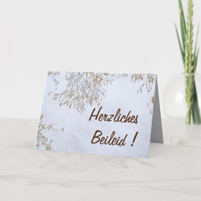 Tarjeta Lo siento mucho (Anverso)