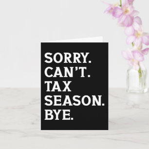 Tarjeta Lo siento, no puedo decir adiós a la temporada de 