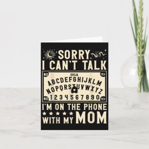 Tarjeta Lo siento no puedo hablar estoy al teléfono con mi