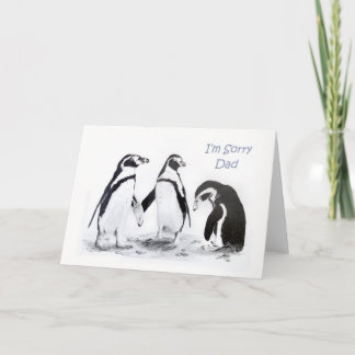 Tarjeta Lo siento papá Card