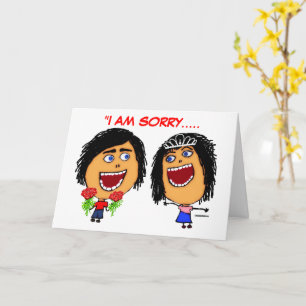 Tarjeta Lo siento Personalizado