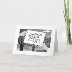 TARJETA "LO SIENTO POR TU PÉRDIDA"