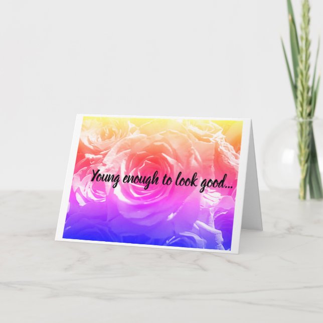 Tarjeta lo suficientemente joven (Anverso)