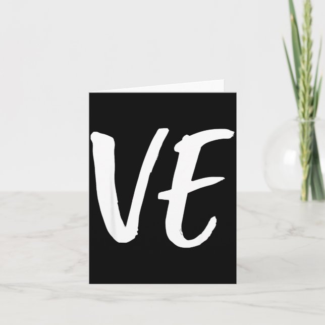 Tarjeta Lo Ve Love Matching Couple Husband Wife Valentine' (Anverso)