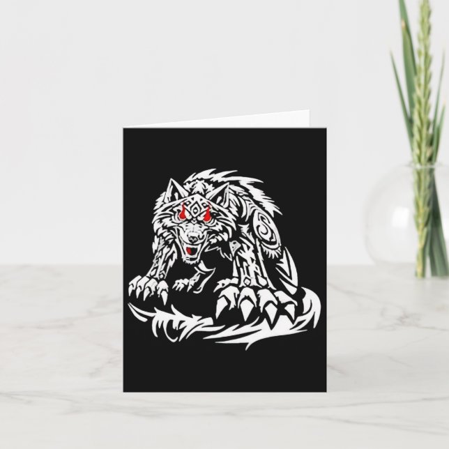 Tarjeta Lobo Black Jacob Fatu (Anverso)